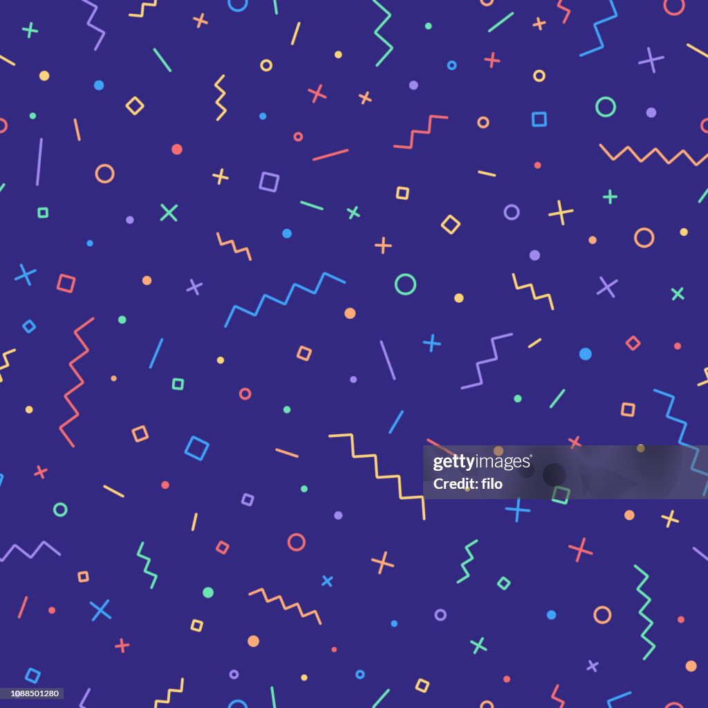 Retro Seamless Abstract Design Background