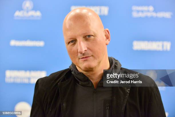 Director Dan Reed attends the "Leaving Neverland" Premiere during the 2019 Sundance Film Festival at Egyptian Theatre on January 25, 2019 in Park...