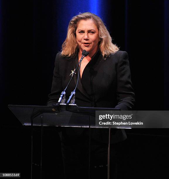 Actress Kathleen Turner attends the 63rd annual Writers Guild Awards at the AXA Equitable Center on February 5, 2011 in New York, United States.