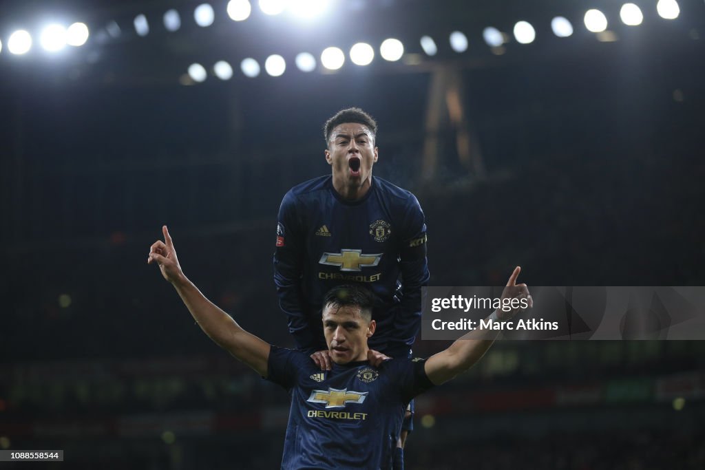 Arsenal v Manchester United - FA Cup Fourth Round