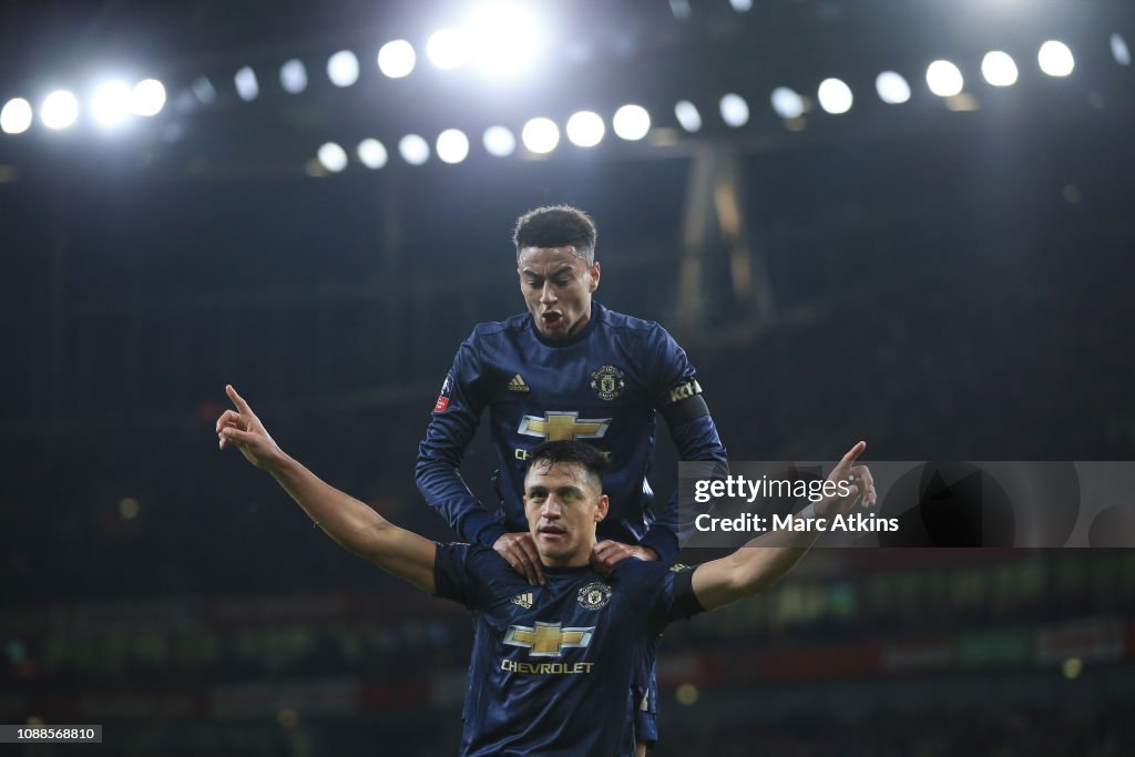 Arsenal v Manchester United - FA Cup Fourth Round