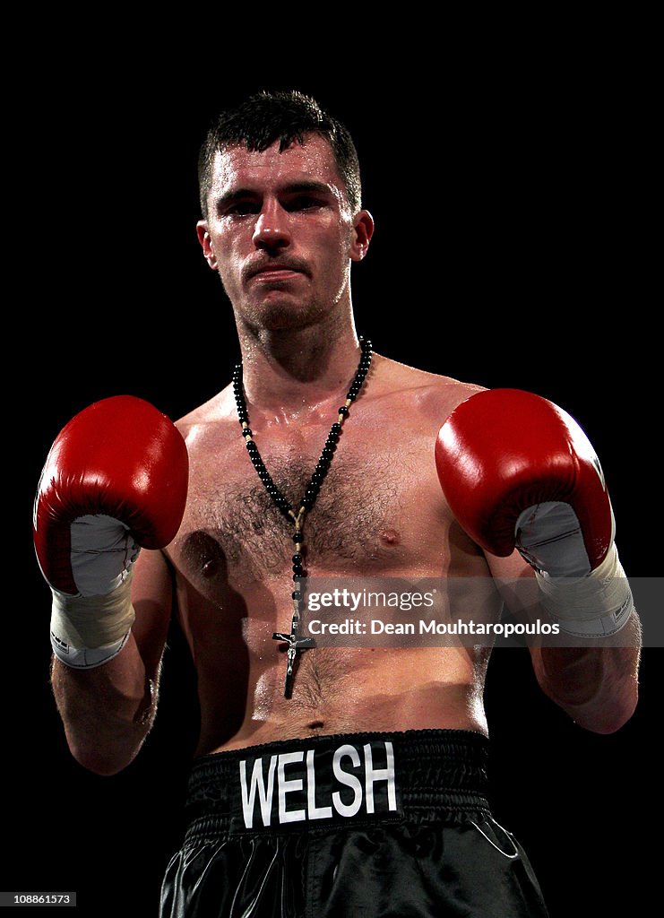 Jason Footh Martin Welsh of England celebrates his win over Scott Haywood of ...