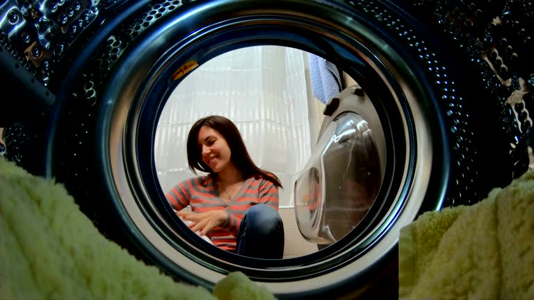 Women Washing Machine Videos and HD Footage - Getty Images