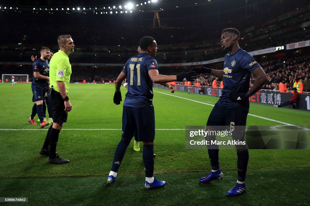 Arsenal v Manchester United - FA Cup Fourth Round