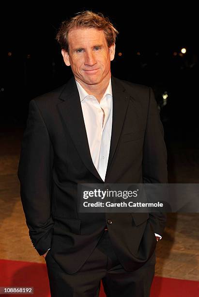 Academy member Robby Naish arrives for the Laureus Welcome Party as part of the 2011 Laureus World Sports Awards at Cipriani Yas Island on February...