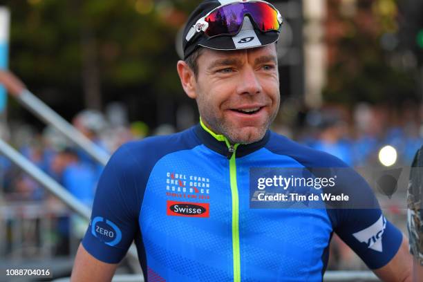 Start / Cadel Evans of Australia Ex-pro cyclist / during the 5th Cadel Evans Great Ocean Road Race, Swisse People's Ride a 115km fans ride on January...