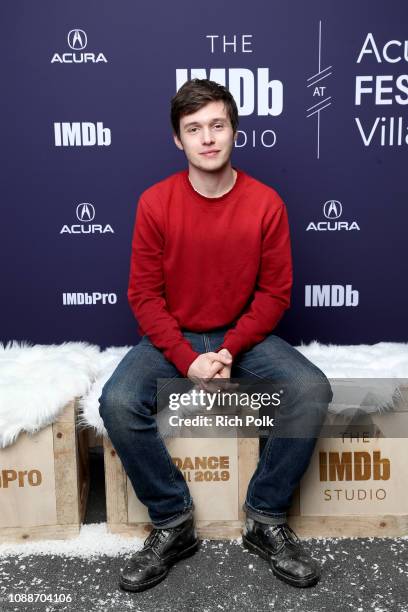 Nick Robinson of 'Native Son' attends The IMDb Studio at Acura Festival Village on location at the 2019 Sundance Film Festival - Day 1 on January 25,...