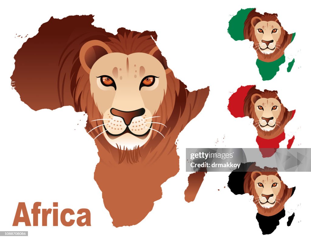 Africa and Lion
