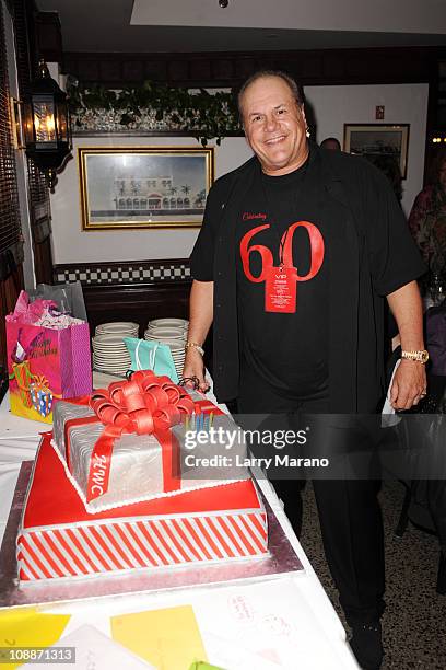 Harry Wayne Casey of KC and the Sunshine Band celebrates his 60th birthday at Joe's Stone Crab on February 6, 2011 in Miami Beach, Florida.