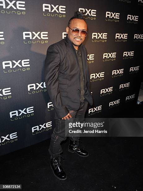 Apl.de.ap of The Black Eyed Peas attends AXE Lounge Late Night during Super Bowl weekend on February 6, 2011 in Dallas, Texas.