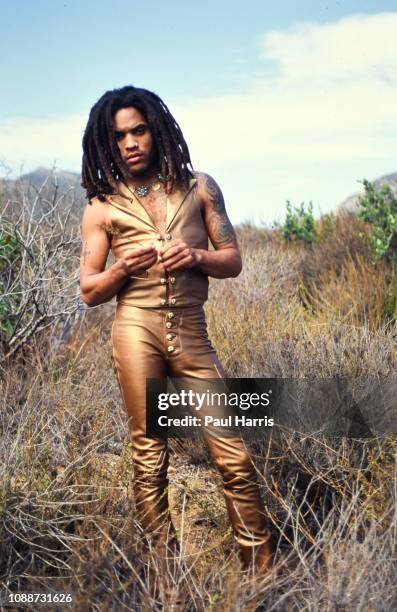 Leonard Albert Kravitz, known as Lenny Kravitz is an American singer, songwriter, actor and record producer. Photographed near his home September 16,...