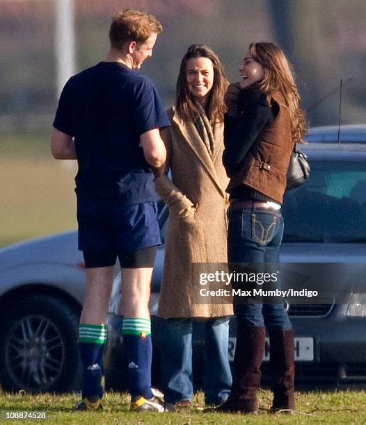 Kate Middleton Joins Prince William At Eton College For Sporting..., News Photo