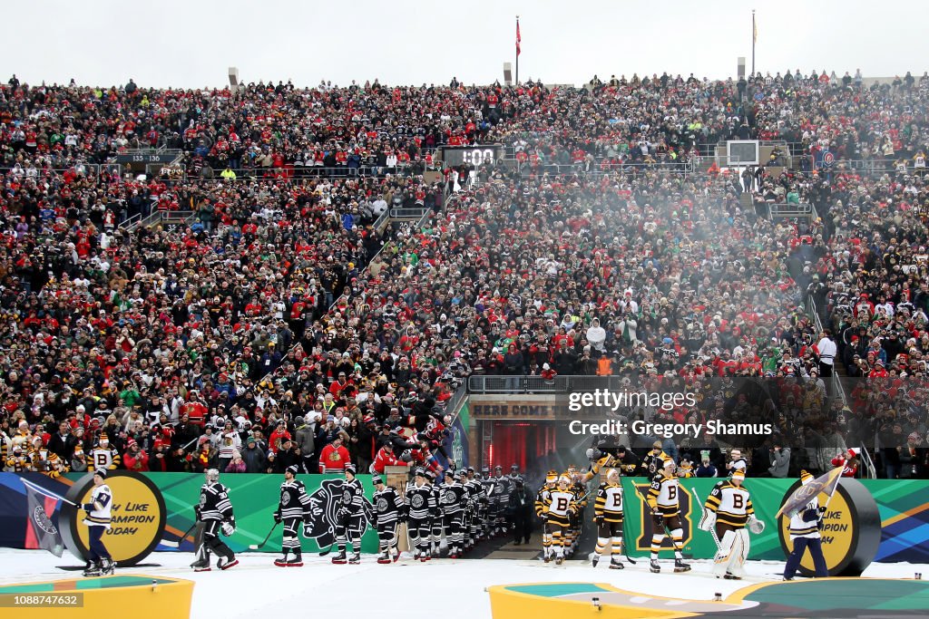 2019 Bridgestone NHL Winter Classic - Boston Bruins v Chicago Blackhawks