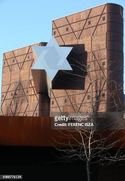 The new holocaust museum 'House of Fates' housed in what was the former 'Jozsefvarosi' railway station is pictured in Budapest on January 21, 2019. -...