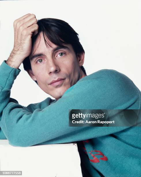 Los Angeles Singer songwriter Jackson Browne poses for a portrait circa 1983 in Los Angeles, California.