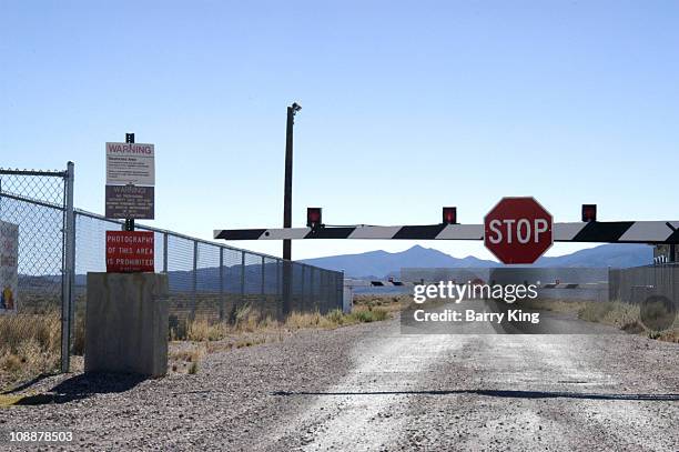 Guard Gate at Area 51 near Rachel, Nevada