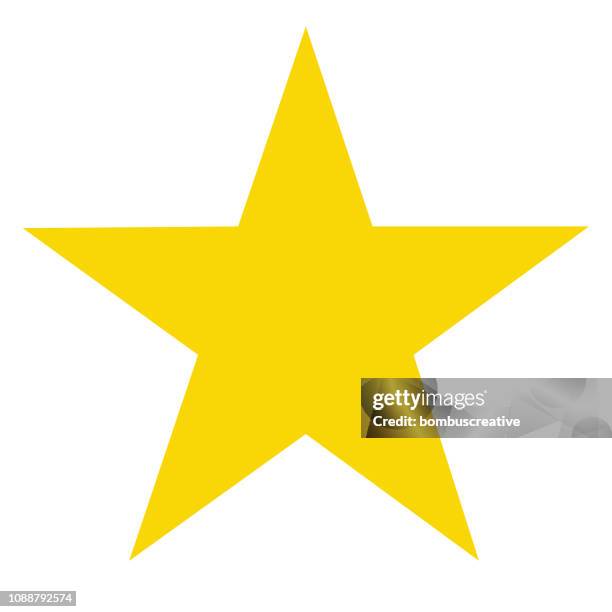 星のアイコン - 黄色点のイラスト素材／クリップアート素材／�マンガ素材／アイコン素材