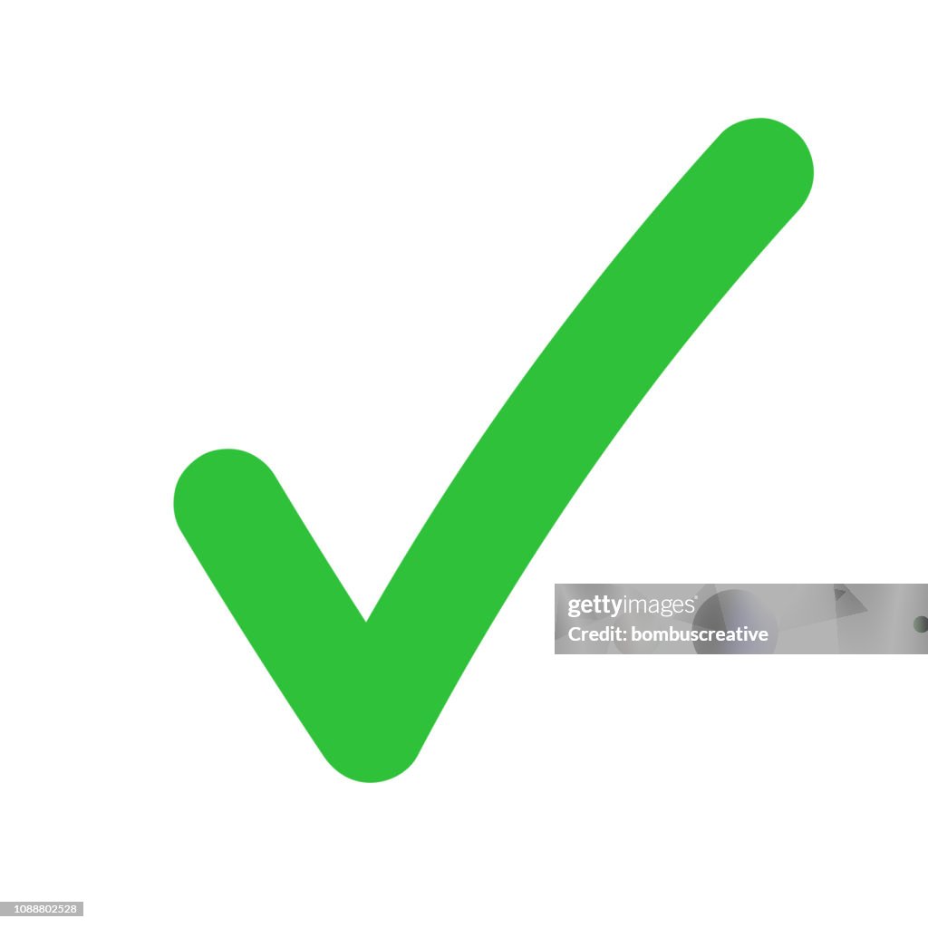 Carrapato ícone Vector símbolo