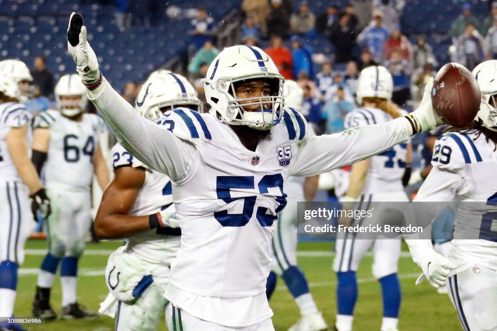 Indianapolis Colts v Tennessee Titans