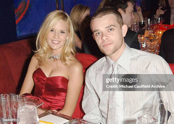 Maggie Grace and Nick Stahl during InStyle & Warner Bros. 2006 Golden Globes After Party - Inside at Beverly Hilton in Beverly Hills, California,...