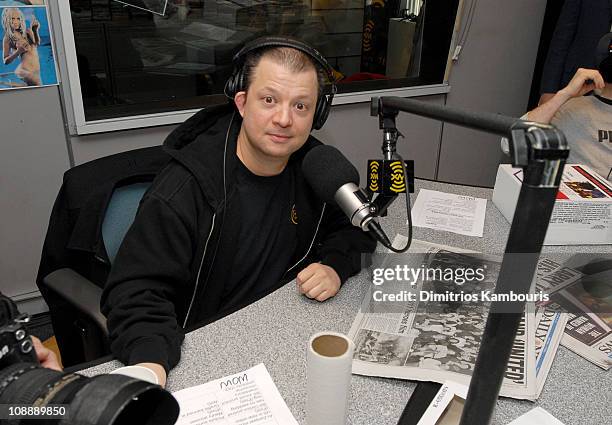 Jim Norton during Opie and Anthony Return to XM Satellite Radio Studios Following 1st CBS Radio Broadcast - April 26, 2006 at CBS Radio Studios - XM...