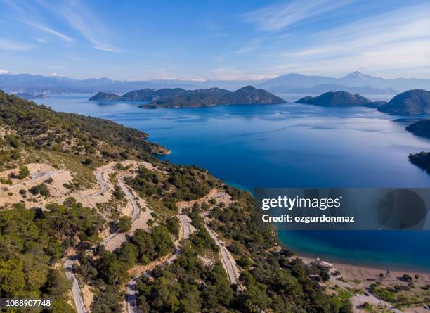 sarsala bay in dalaman, mugla, turkey - caria stock pictures, royalty-free photos & images