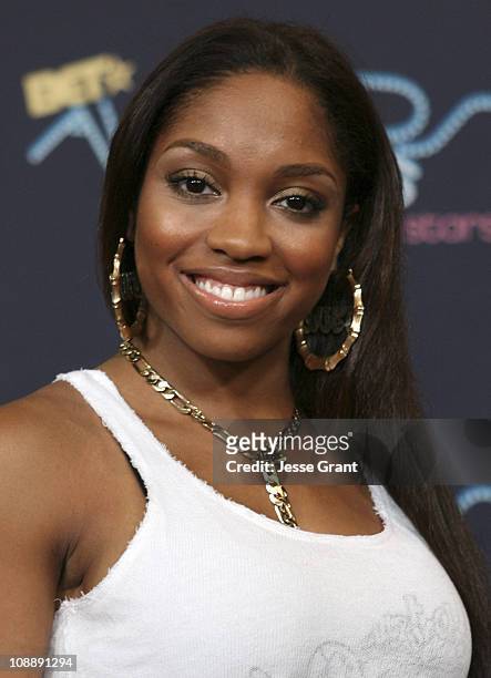 Brooke Valentine during 6th Annual BET Awards - Media Day at Shrine Auditorium in Los Angeles, CA, United States.