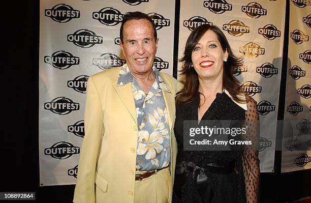 Kenneth Anger and Kirsten Schaffer during 2006 Outfest Film Festival Opening Night Gala Screening of "Puccini for Beginners" at Orpheum Theatre in...