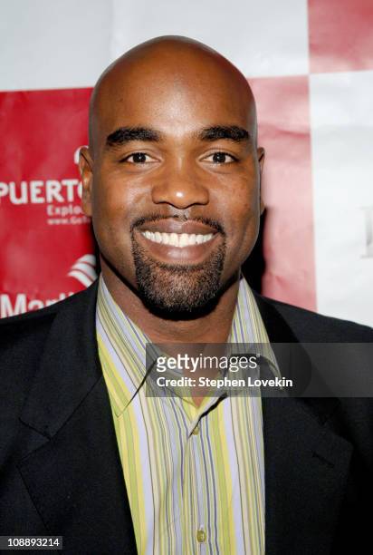 Carlos Delgado during Perry Ellis and Travel + Leisure "Come Out and Play" Party - May 22, 2006 at Thom Bar in New York City, New York, United States.