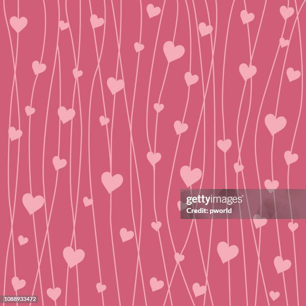 valentinstag hintergrund. - herzen muster stock-grafiken, -clipart, -cartoons und -symbole