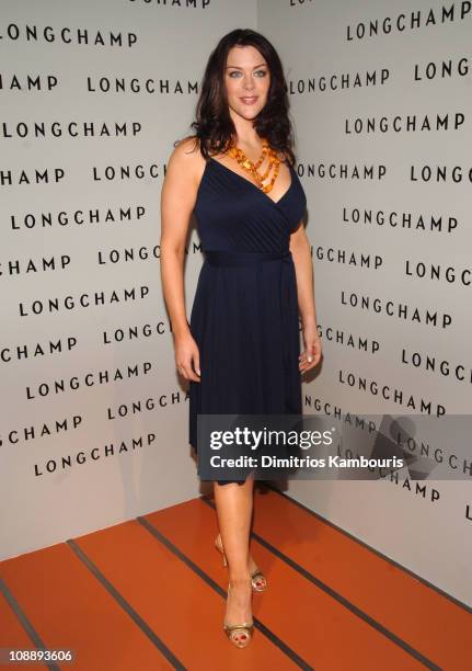 Kim Director during Grand Opening of La Maison Unique Longchamp in Soho at 132 Spring Street in New York City, New York, United States.