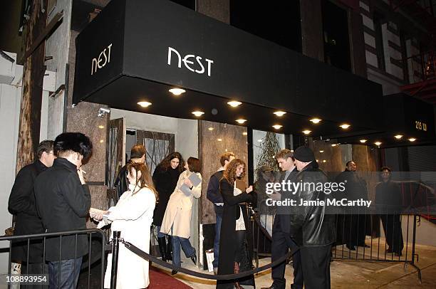 Atmosphere during Grand Opening of Nest Nightclub in New York City at Nest in New York City, New York, United States.