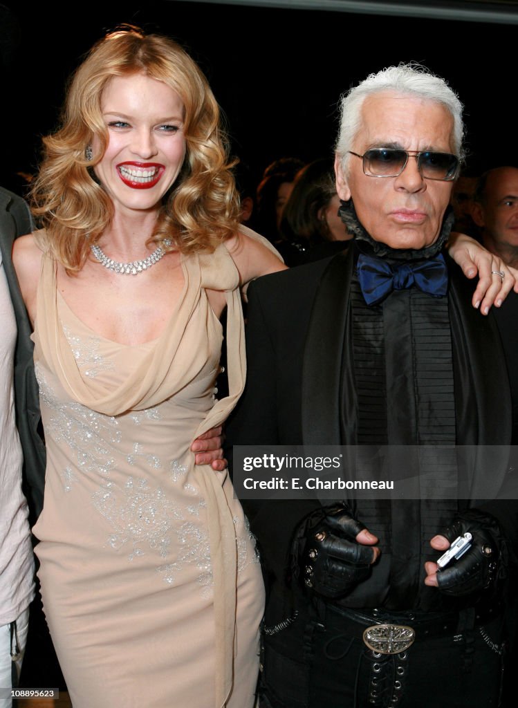 Dom Perignon, Karl Lagerfeld and Eva Herzigova Host an International Launch to Unveil the New Image of Dom Perignon - Inside