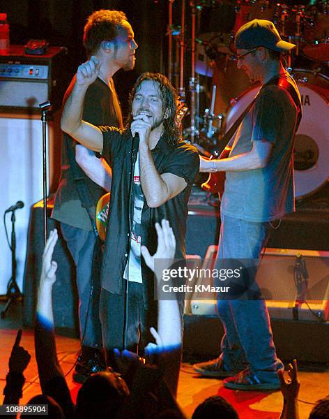 Pearl Jam during Pearl Jam Super Secret Concert at Irving Plaza in New York City - May 5, 2006 at Irving Plaza in New York City, New York, United...