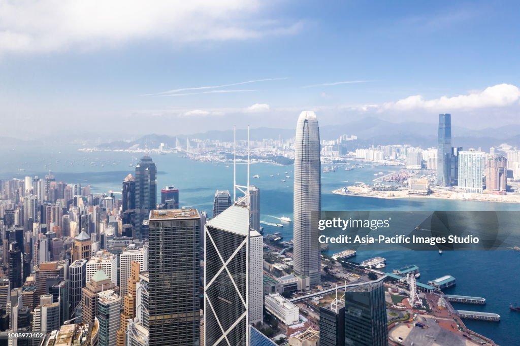 香港金融區鳥圖