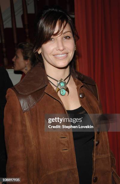 Gina Gershon at the Marni dinner for Consuelo Castiglioni