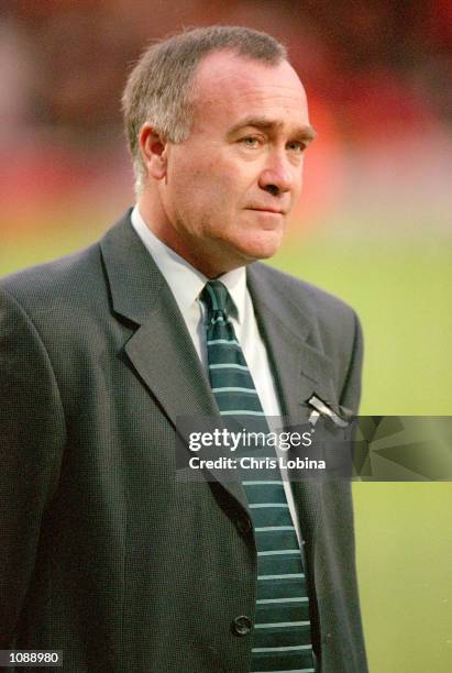 Portrait of former Chelsea player Ron Harris before the Nationwide League Division One match between Fulham and Grimsby Town at Craven Cottage in...