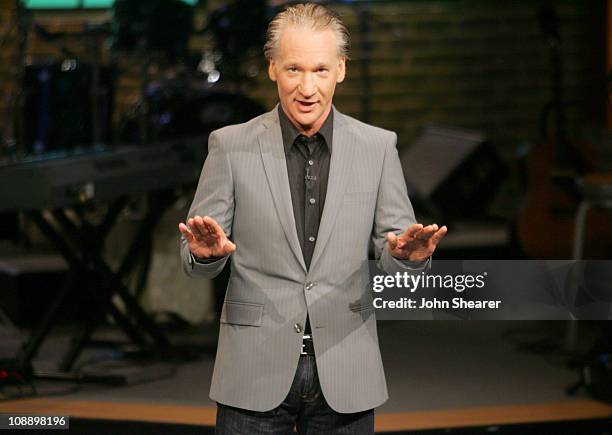 Bill Maher during Fishbowl with Bill Maher - 50 Cent at VPS Studios in Hollywood, California, United States.