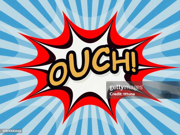 comic book effects - pain word stock illustrations