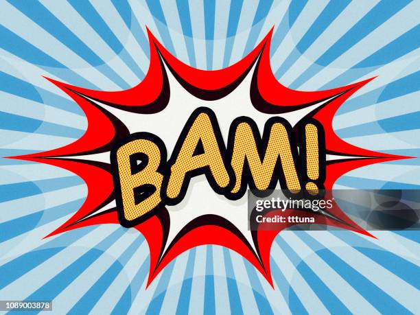 comic book effects - impact stock illustrations