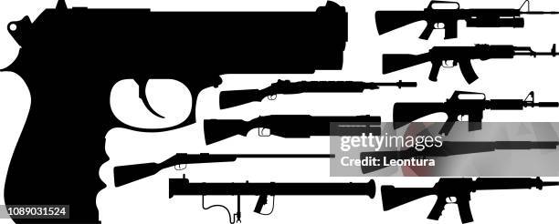 guns - national rifle association stock illustrations