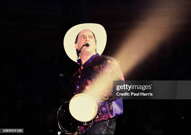 Garth Brooks The Country And Western Singer During A Concert In Tennessee