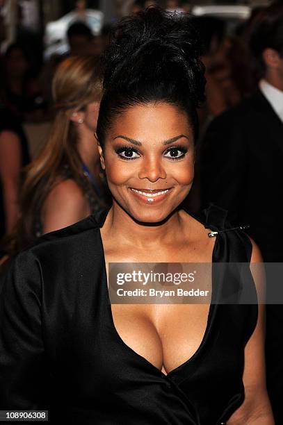 Singer Janet Jackson attends the Metropolitan Museum of Art's 2010 Costume Institute Ball at The Metropolitan Museum of Art on May 3, 2010 in New...