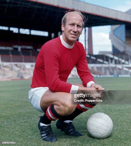 Bobby Charlton of Manchester United at Old Trafford, Manchester in August 1970.