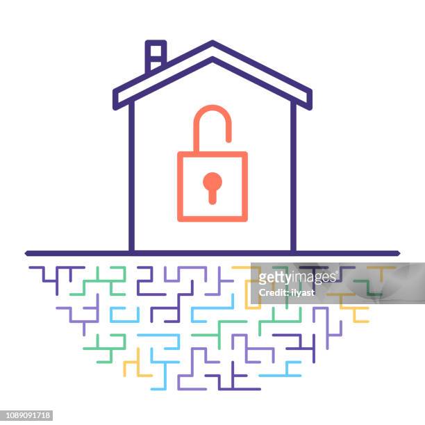 Home Automation System Vector Line Icon Illustration High-Res Vector  Graphic - Getty Images