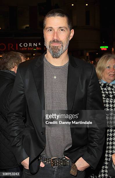 Matthew Fox attends the West End transfer of the production of Bruce Norris' Clybourne Park at Royal Court Theatre on February 8, 2011 in London,...