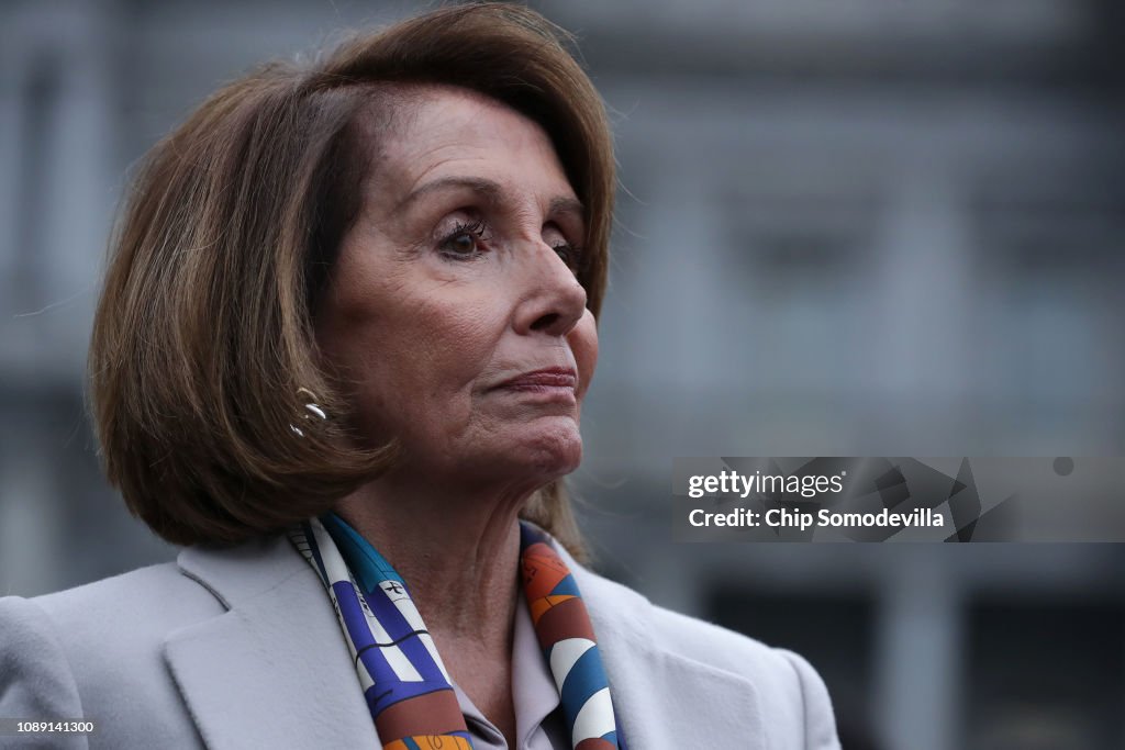 Congressional Leaders Speak To Media After Meeting With President Trump At White House