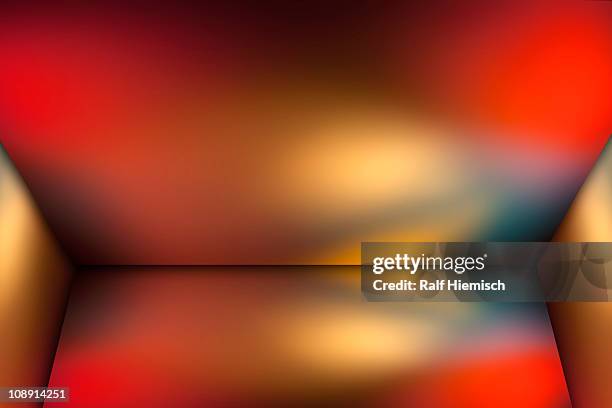 abstract colored light on various surfaces - bts stock-grafiken, -clipart, -cartoons und -symbole