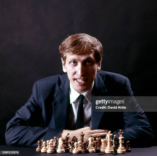 Chess master Bobby Fischer poses for a portrait on August 10, 1971 in New York City, New York.