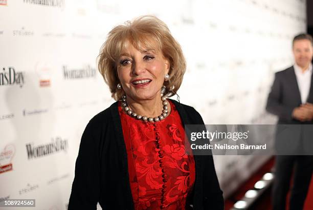 Journalist Barbara Walters attends the Woman's Day 8th Annual Red Dress Awards at Jazz at Lincoln Center on February 8, 2011 in New York City.